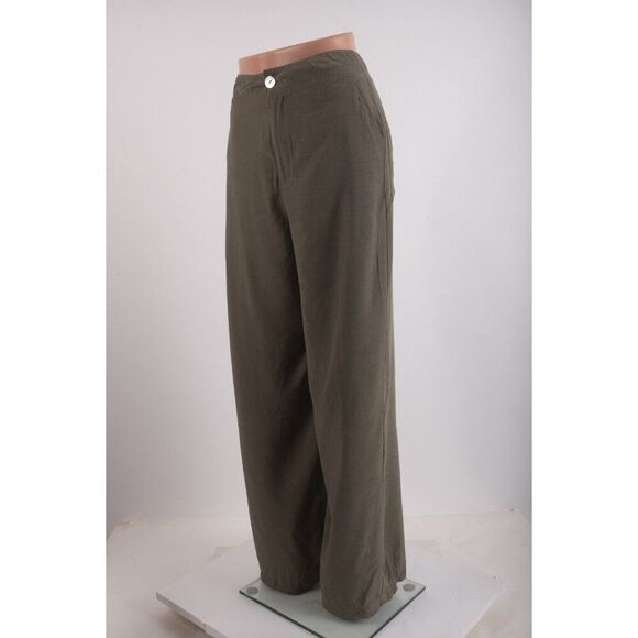 Zara Womans Pants Trousers Loose Fit Size S Khaki Green Wide Leg 0779/159 NWT - Picture 4 of 8